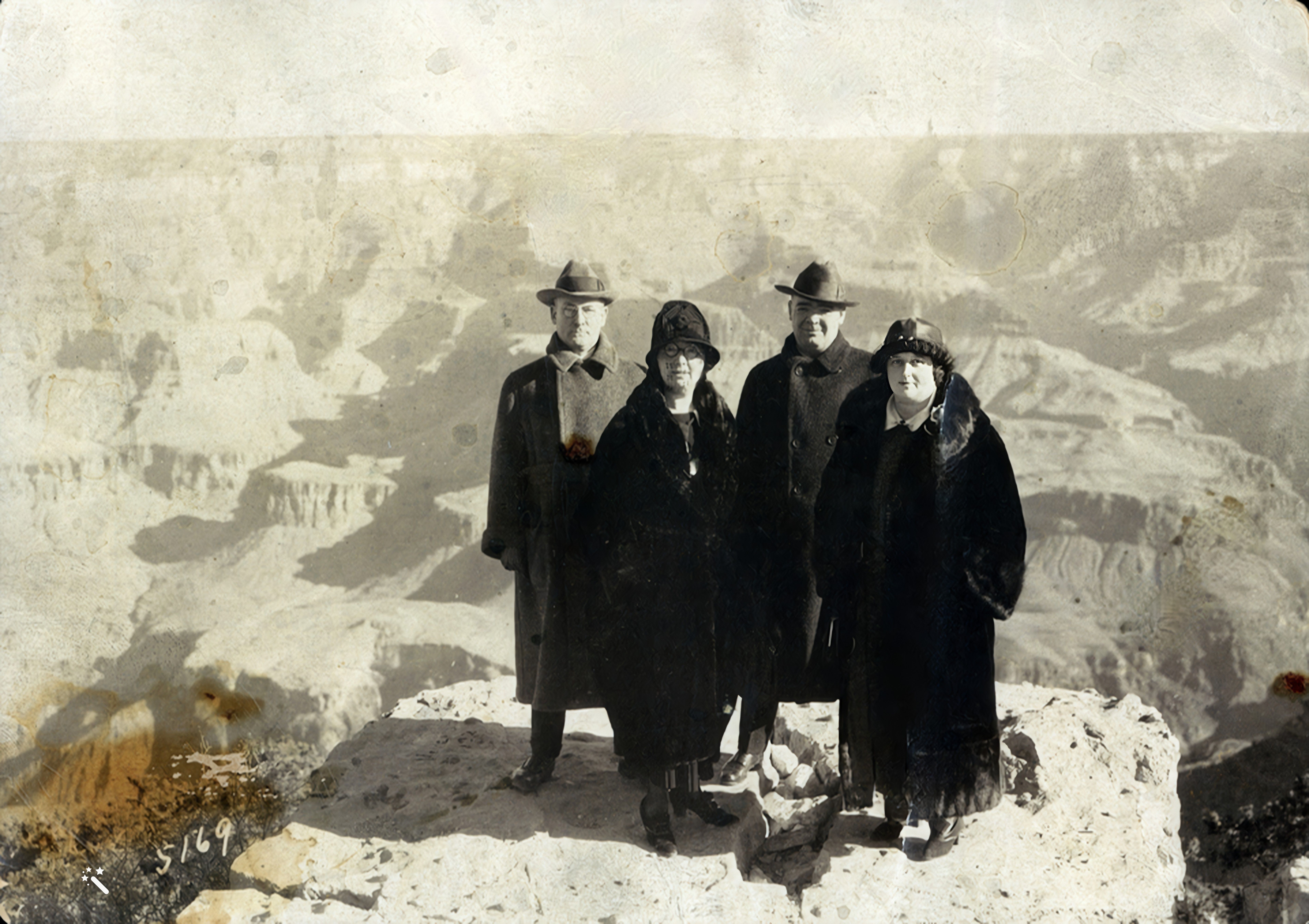 Tom Walsh Sr. and wife Gabrielle with Eugene J. Walsh and wife Mary N. Walsh